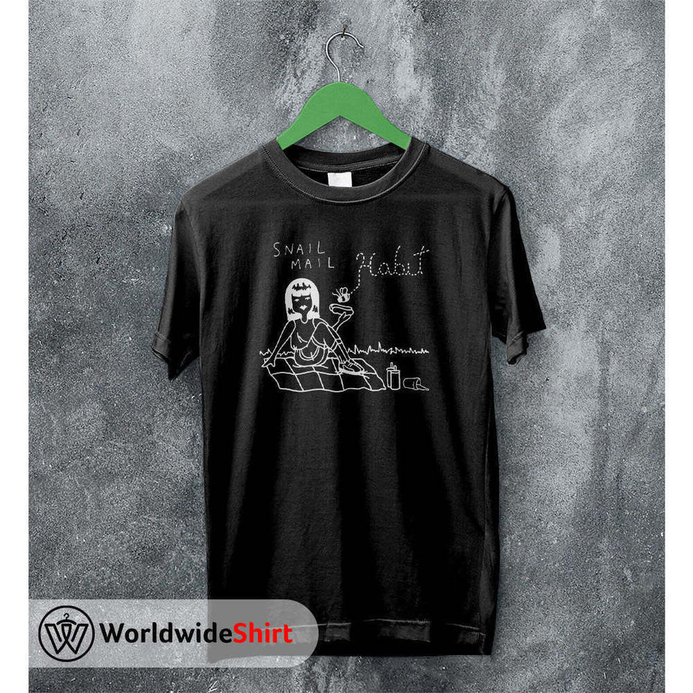 Snail Mail Habit Indie Rock Music Graphic Fan Art Album T-Shirt 05